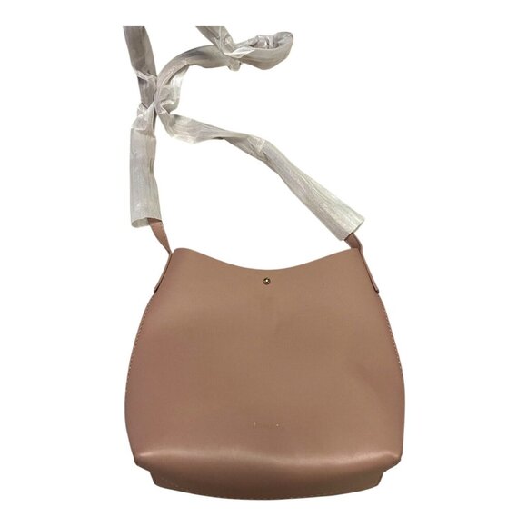 Samara Peony Pink Vegan Leather Shoulder Crossbody Bag – Medium – Adjustable Str - Picture 1 of 8